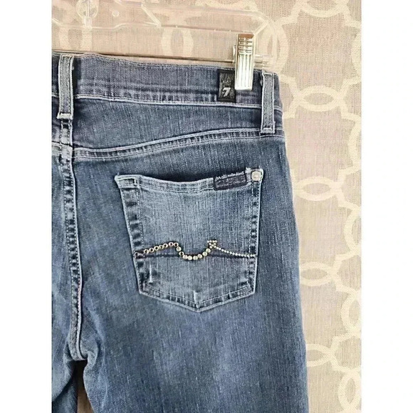 7 Far All Mandkind Bootcut Women' s Jeans 29 - Picture 5 of 10